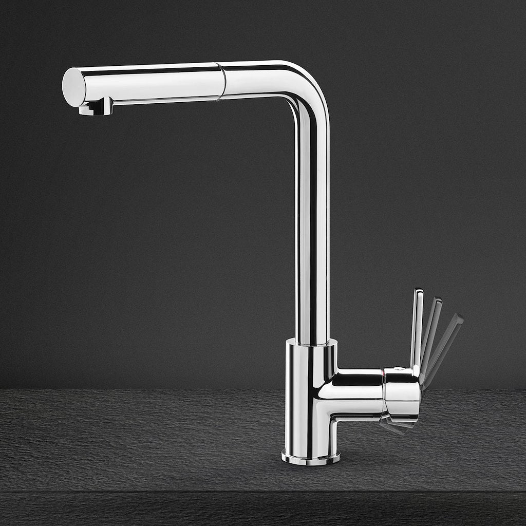 Universal, handshower mixer, brass, chrome