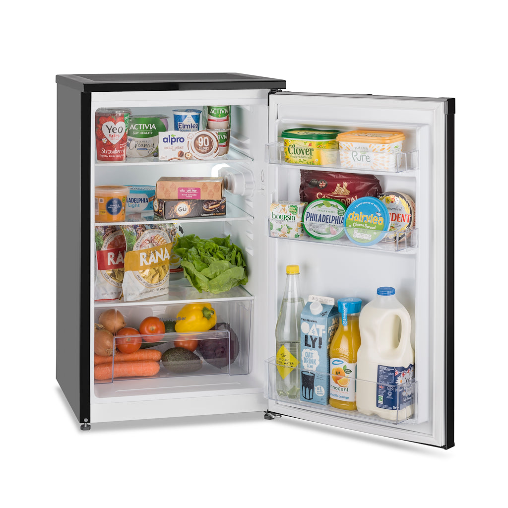 Montpellier MLA48BK Undercounter Larder Fridge in Black