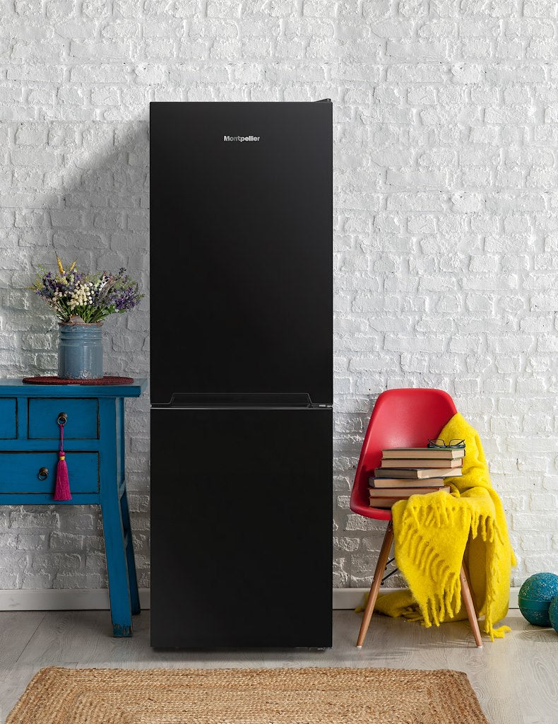 Montpellier  50/50 Low Frost Fridge Freezer in Black