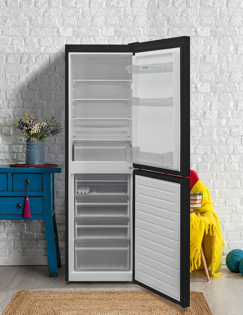 Montpellier  50/50 Low Frost Fridge Freezer in Black