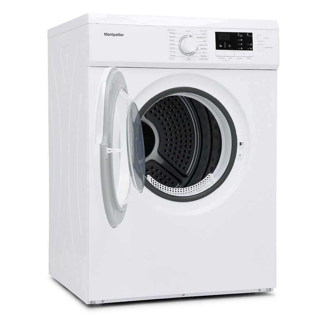 Montpellier MVSD7W Freestanding 7kg Vented Sensor Tumble Dryer