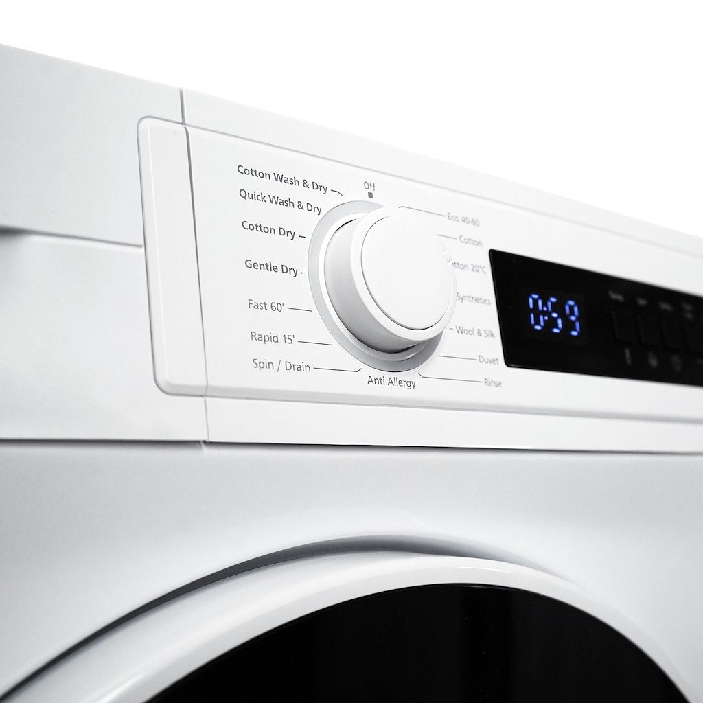 Montpellier MWD8514W 8/5kg 1400rpm Freestanding Washer Dryer - White