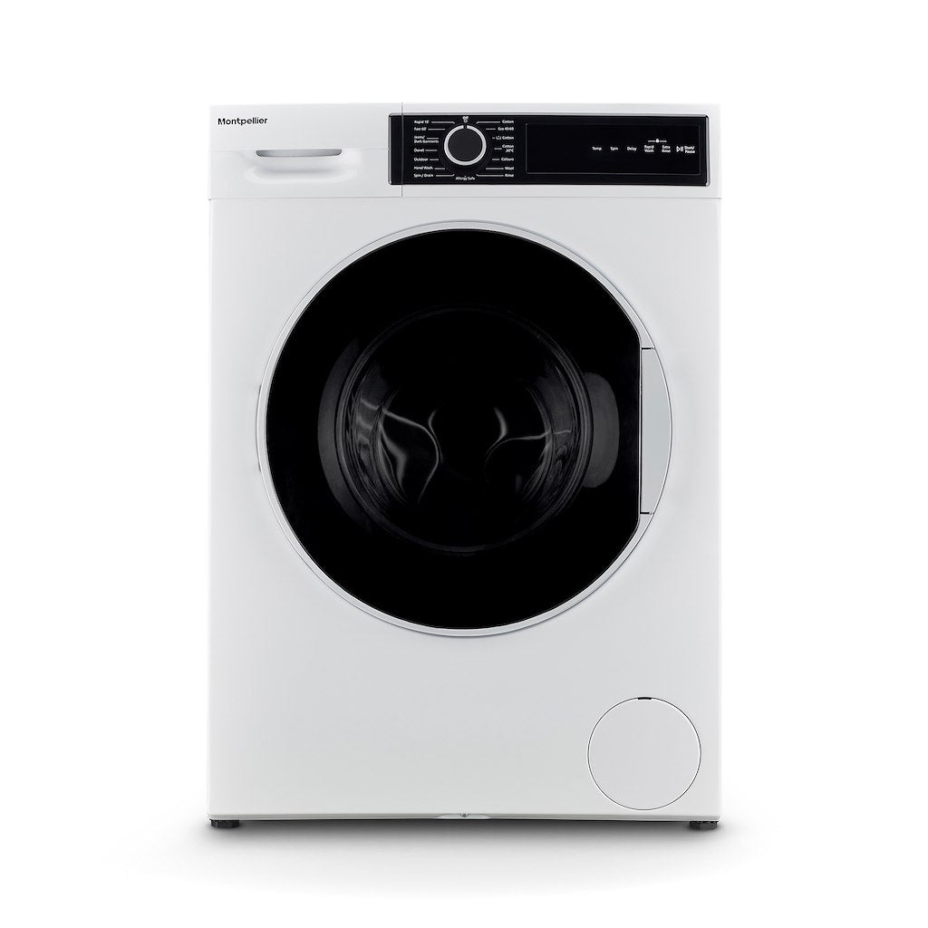 Montpellier MWM1014BLW 10kg 1400rpm Freestanding Washing Machine - White