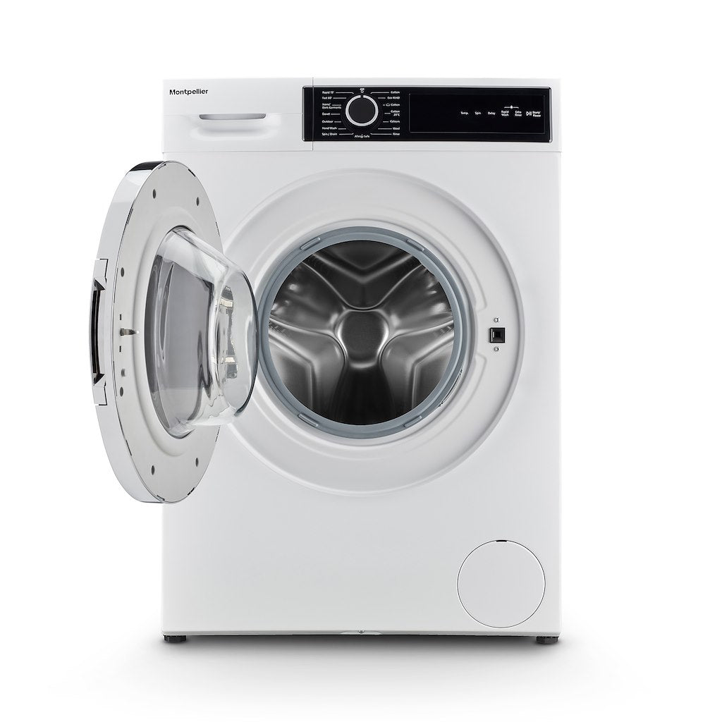 Montpellier MWM1014BLW 10kg 1400rpm Freestanding Washing Machine - White
