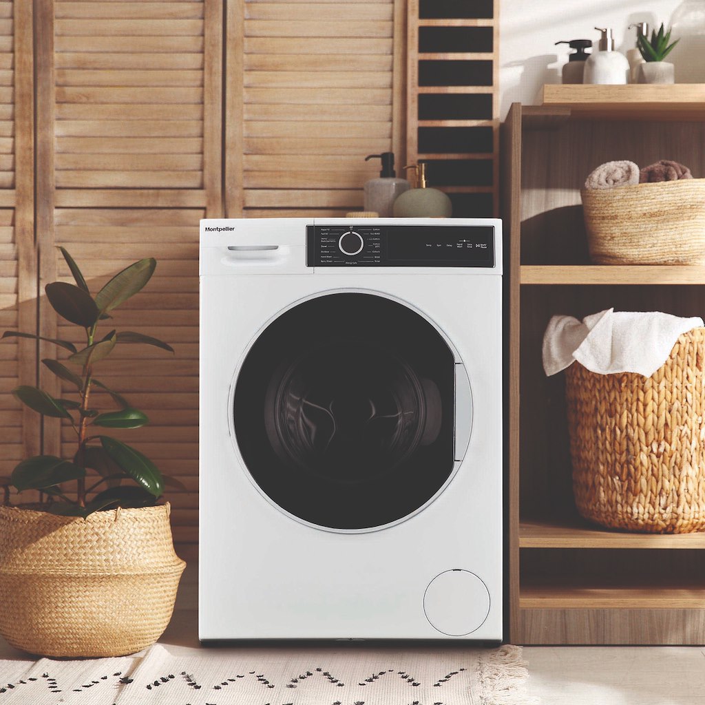 Montpellier MWM1014BLW 10kg 1400rpm Freestanding Washing Machine - White