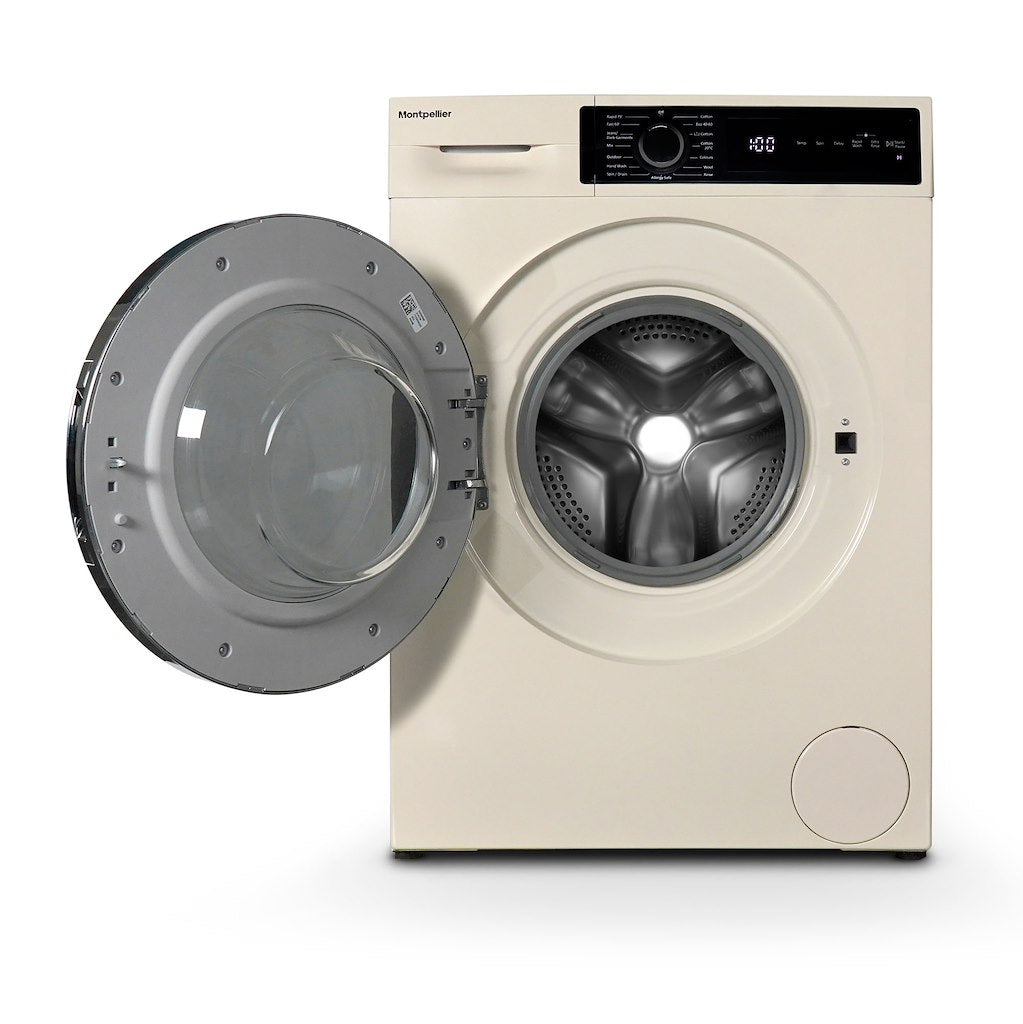 Montpellier MWM814BLC 8kg 1400rpm Freestanding Washing Machine - Cream