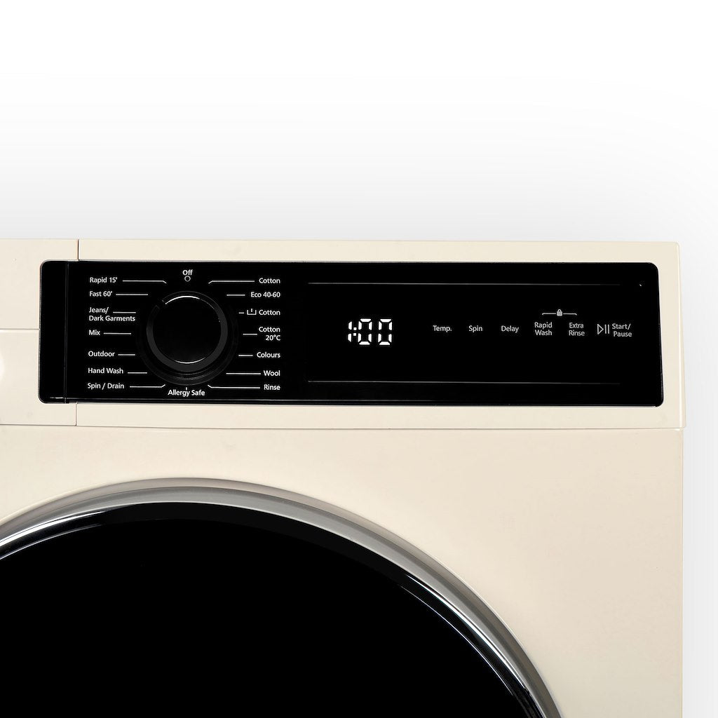 Montpellier MWM814BLC 8kg 1400rpm Freestanding Washing Machine - Cream