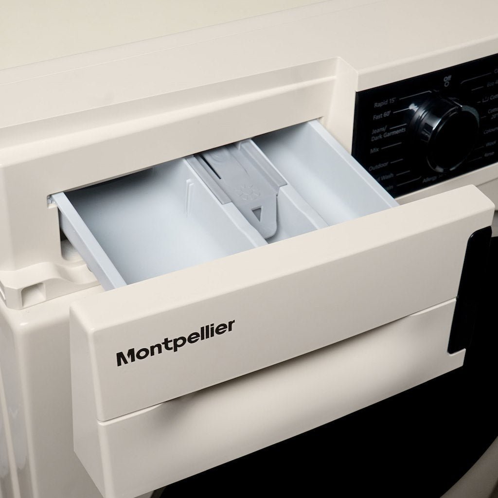 Montpellier MWM814BLC 8kg 1400rpm Freestanding Washing Machine - Cream
