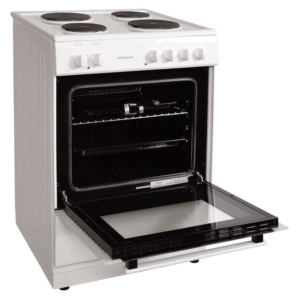 Statesman NAPIER60EW 60cm Single Cavity Electric Cooker
