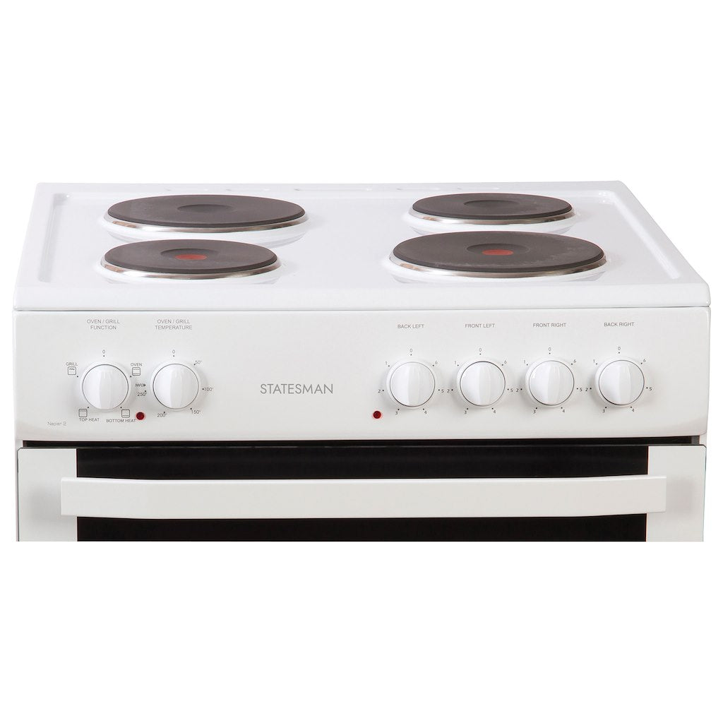 Statesman NAPIER60EW 60cm Single Cavity Electric Cooker