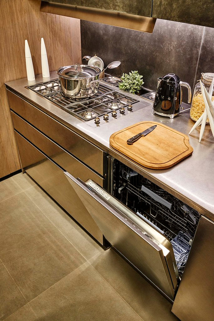 Smeg PGF95-4 87cm Classic Gas Hob, Stainless Steel