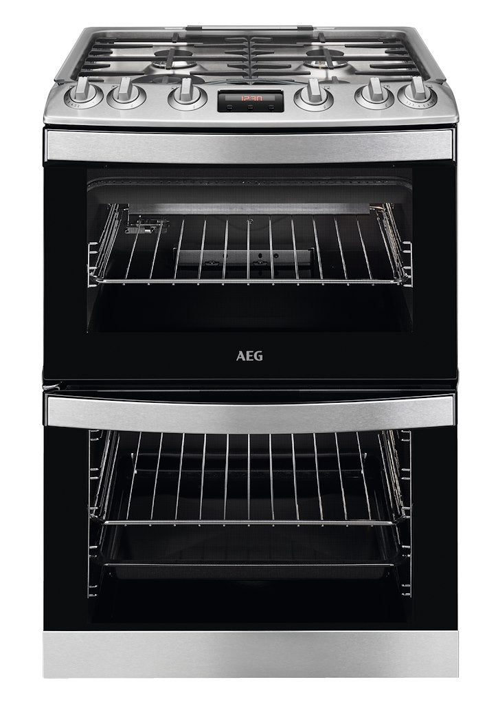 AEG CGB6130ACM Gas Cooker with Double Oven
