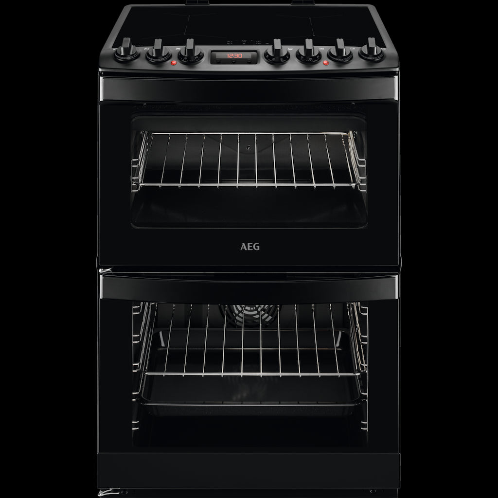 AEG CIB6742MCB Induction Electric Cooker with Double Oven
