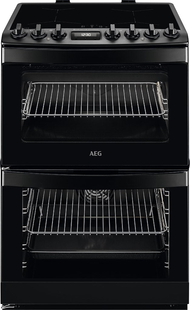 AEG CIB6743MCB Induction Electric Cooker with Double Oven