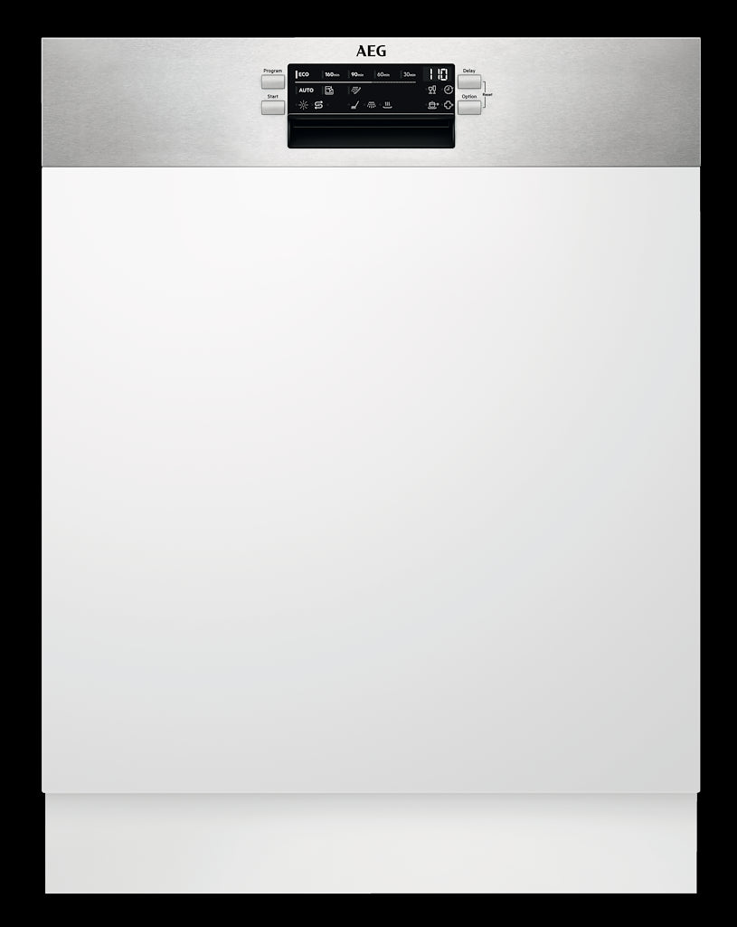 AEG FEE64917ZM 6000 SatelliteClean Semi Integrated Dishwasher with AirDry Technology + 14 Place Settings