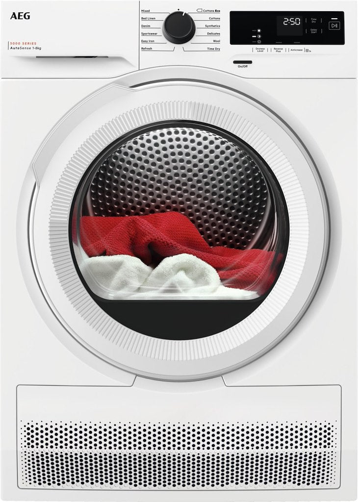 AEG TXH508A4R 8kg Heat Pump Tumble Dryer