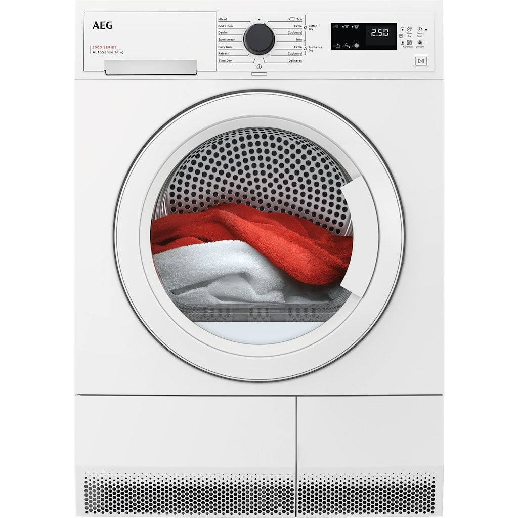AEG TXH508A2R 8kg Heat Pump Tumble Dryer