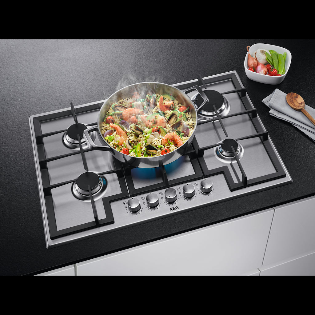 AEG HGB75400SM 3000 Slimline Gas Hob