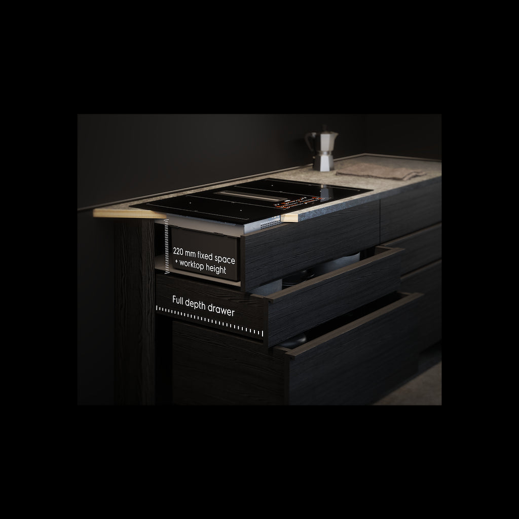 AEG IDE74243IB Induction Hob with Extractor
