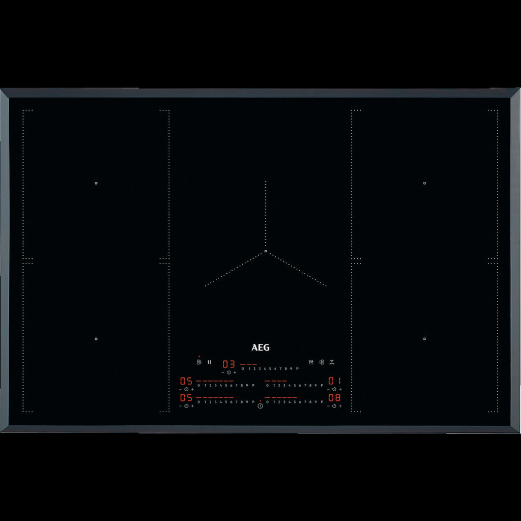 AEG IKS8575XFB 6000 MultipleBridge Full Induction Hob with Hob2Hood
