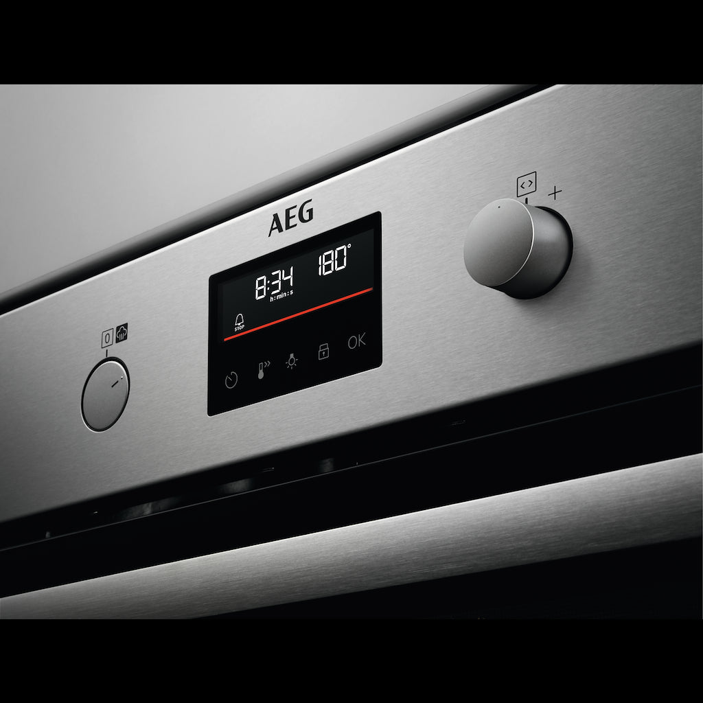 AEG BPS355061M 6000 SteamBake Built-In Single Oven