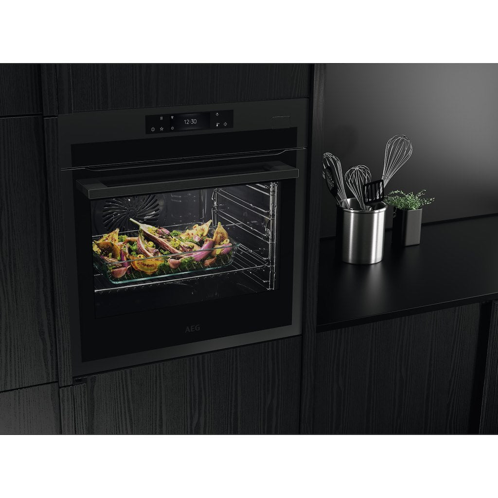 AEG BSE778380T 7000 SteamCrisp Built-In Single Oven