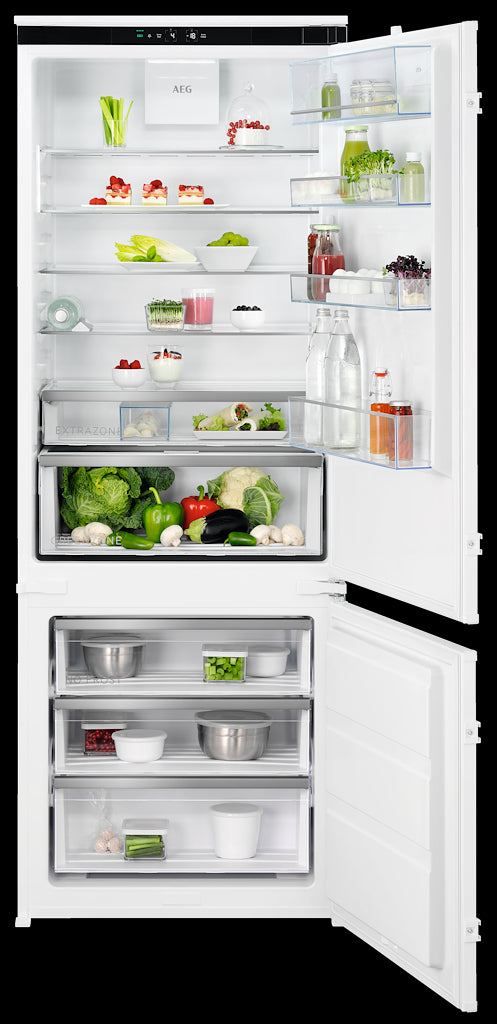 AEG NSC7G751ES 7000 Series Built-In NoFrost Fridge Freezer