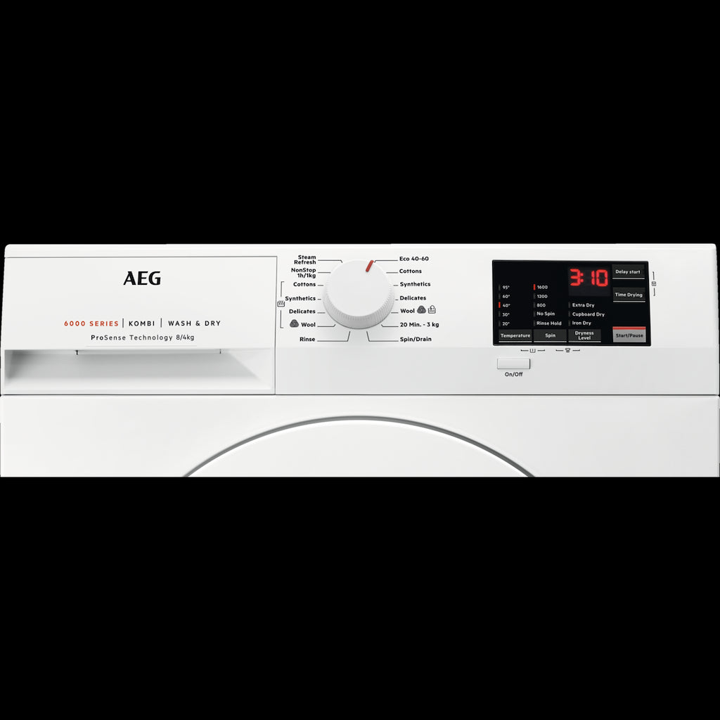 AEG L6WEJ841N Freestanding 8kg + 4kg Washer Dryer