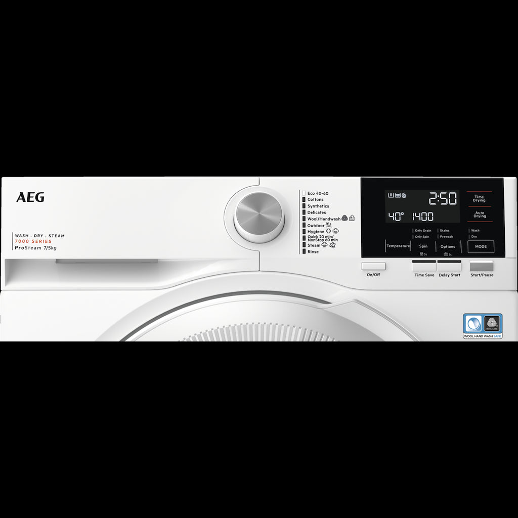 AEG LWR7175M2B 7000 Series 7/5kg Washer Dryer