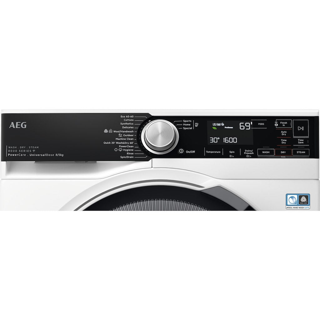 AEG LWR8585M5UD 8/5kg Freestanding Washer Dryer