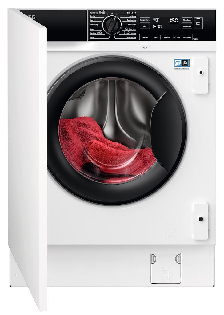 AEG LF7C8636BI 7000 Series Front Loading Full Size 8kg Washing Machine