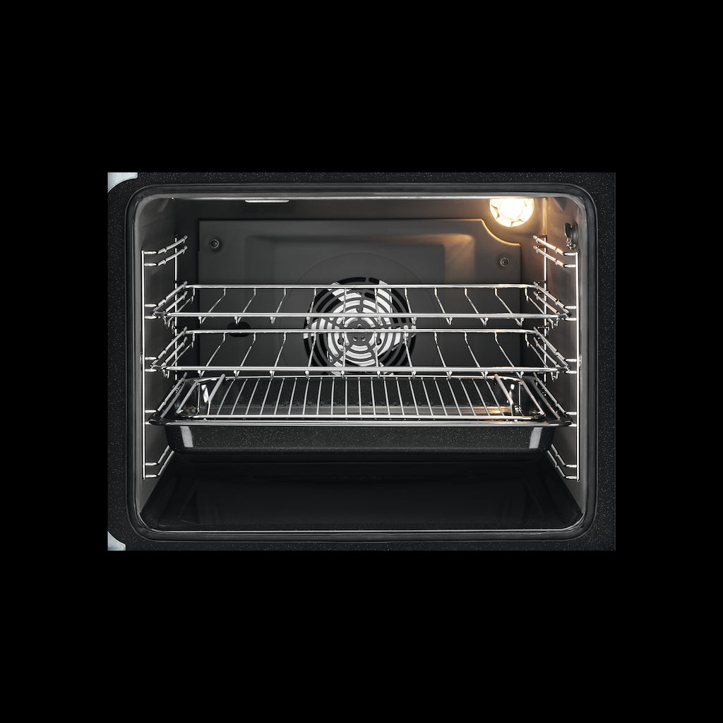 Zanussi ZCK66350BA 60cm Dual Fuel Cooker