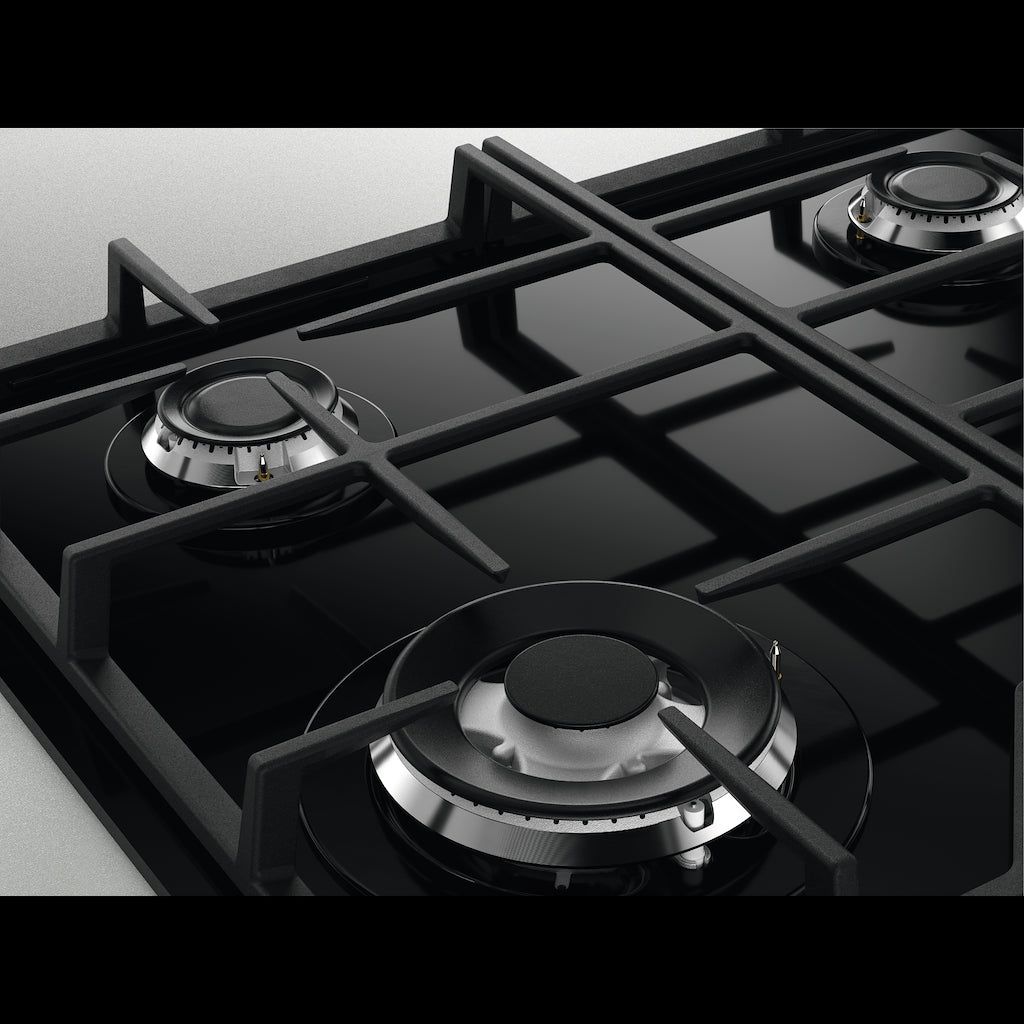 Zanussi ZGGN645K Series 60 60cm Gas on Glass Gas Hob