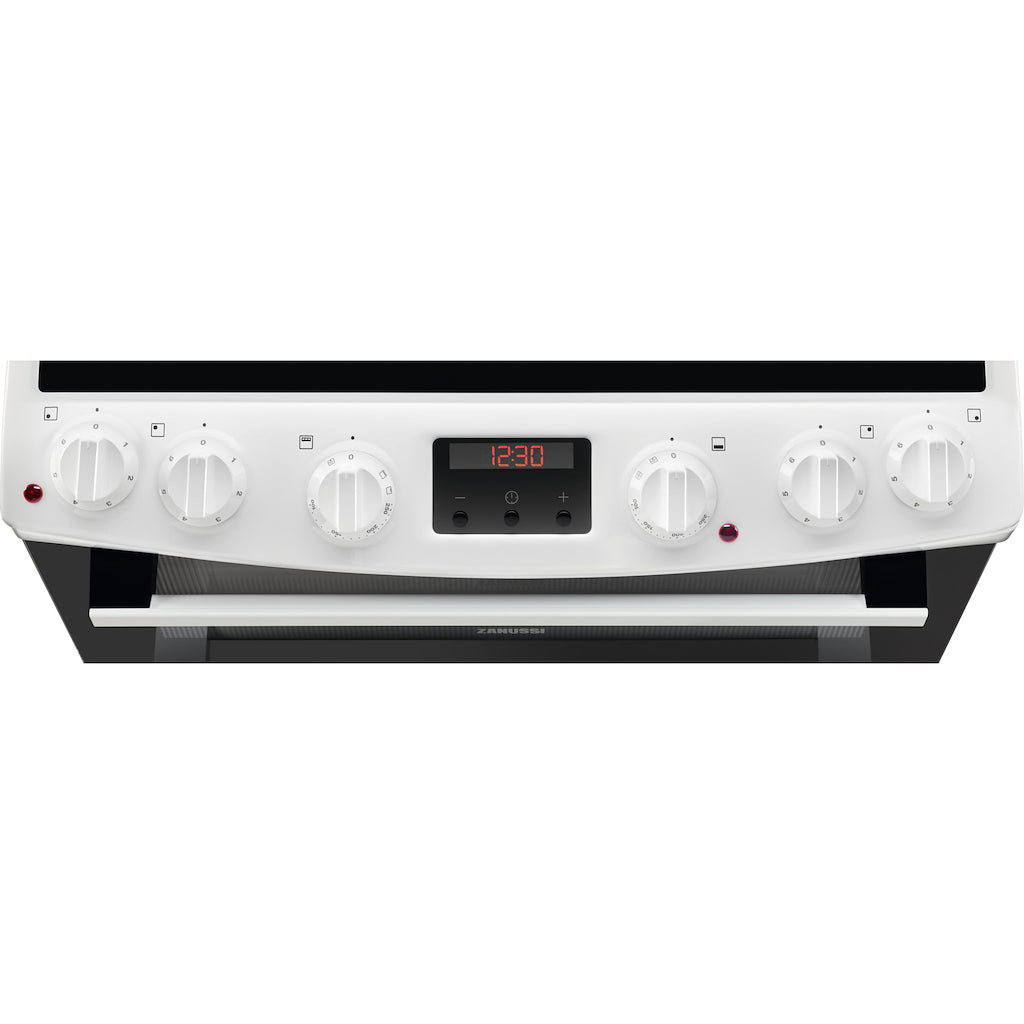 Zanussi ZCV66250WA SurroundCook 60cm Ceramic Electric Cooker