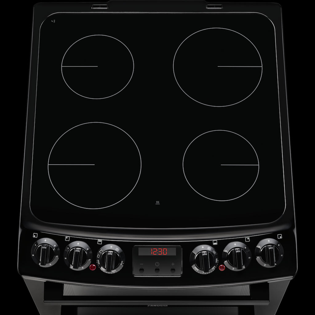 Zanussi ZCV46250BA SurroundCook 55cm Ceramic Electric Cooker