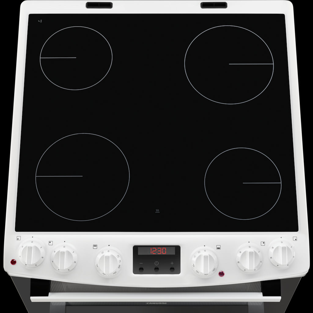Zanussi ZCV66250WA SurroundCook 60cm Ceramic Electric Cooker