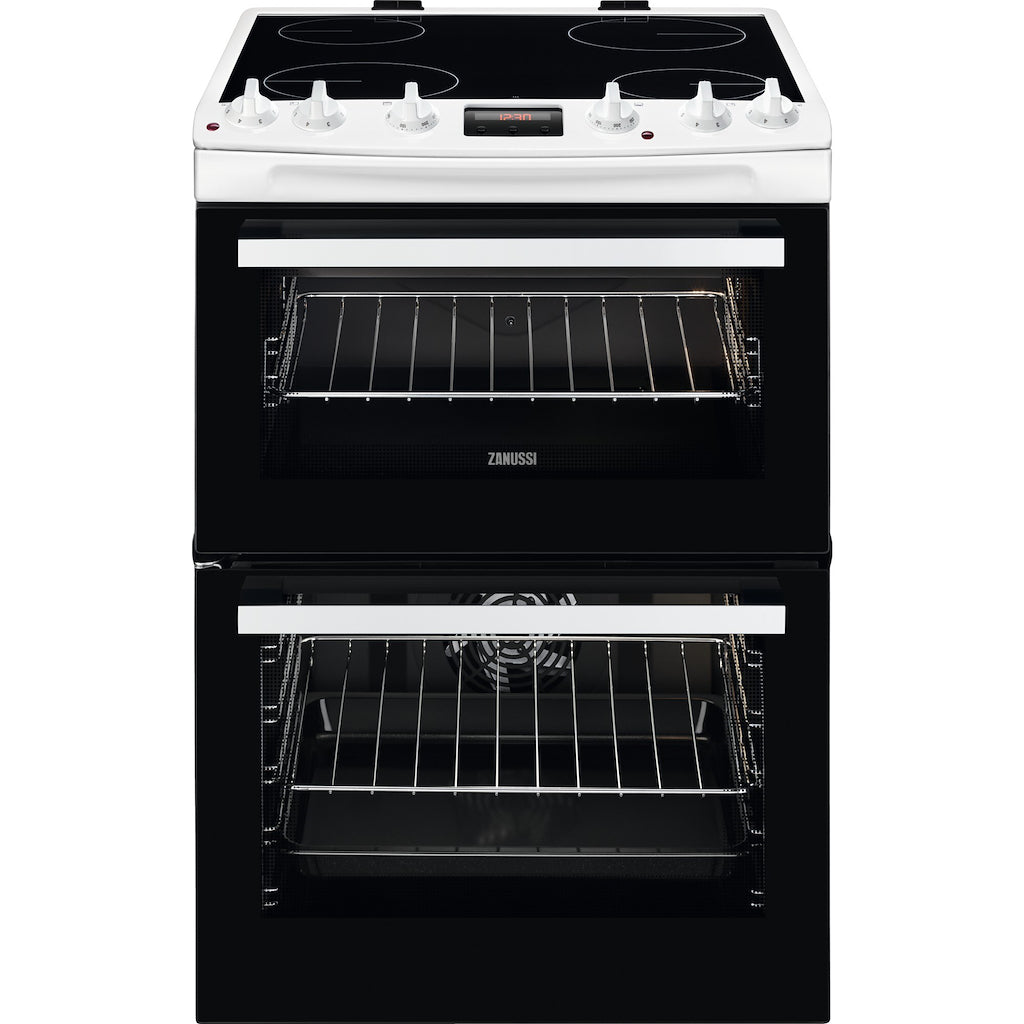 Zanussi ZCV66250WA SurroundCook 60cm Ceramic Electric Cooker