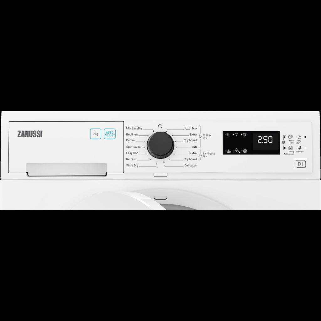 Zanussi ZDC72B4SW Freestanding 7kg Condenser Tumble Dryer