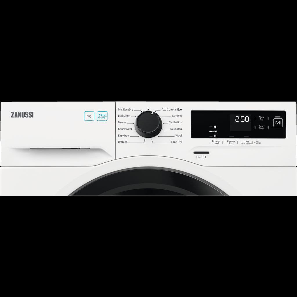 Zanussi ZDH87A2DG Freestanding 8kg Heat Pump Tumble Dryer