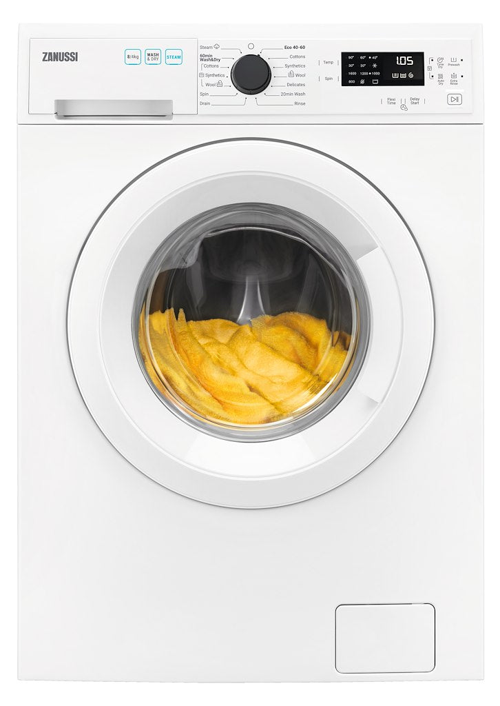 Zanussi ZWD86SB4PW Freestanding 8/4kg Washer Dryer