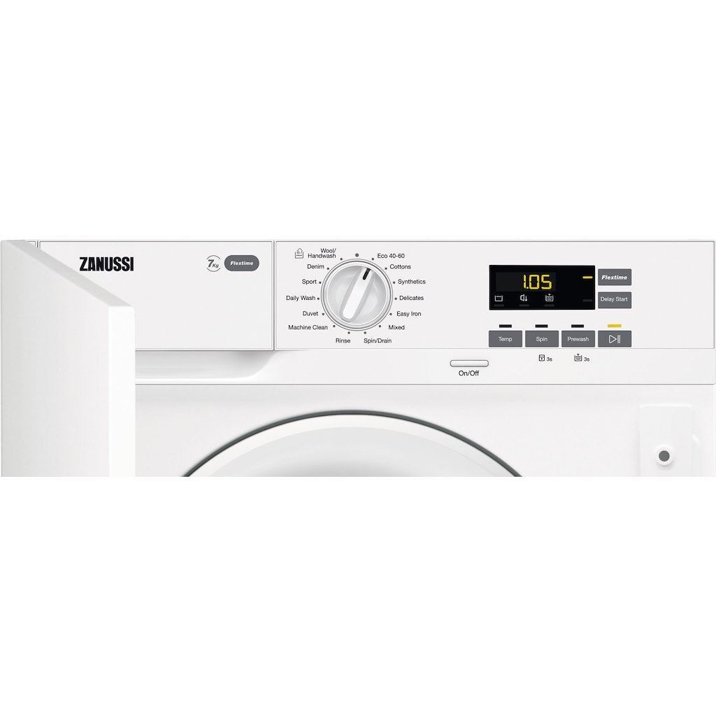 Zanussi ZW74PDBI Front Loading Built-In 7kg Washing Machine