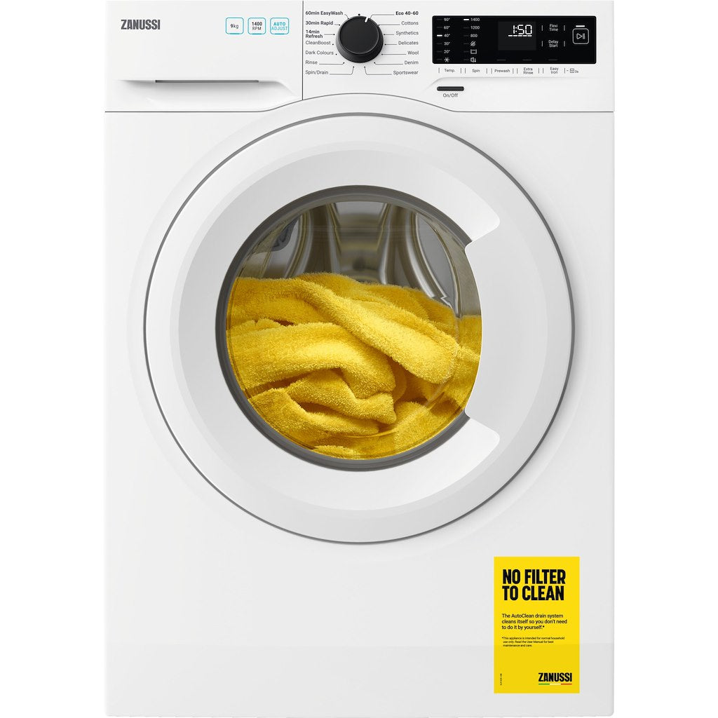 Zanussi ZWF942E3PW Freestanding 9kg Washing Machine