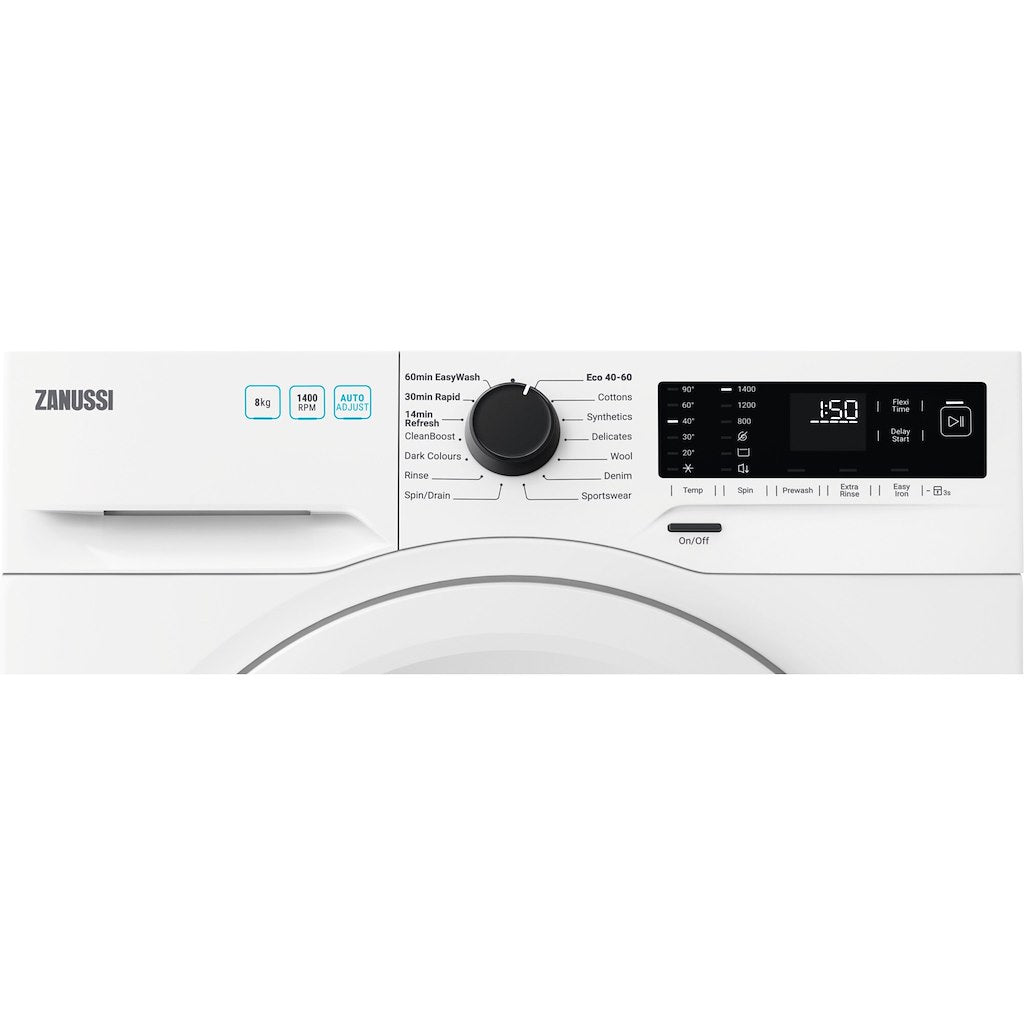 Zanussi ZWF842C3PW Freestanding 8kg Washing Machine