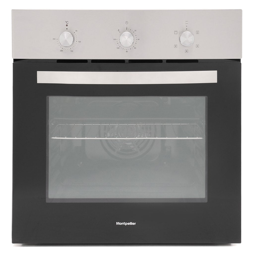 Montpellier SBFO59X Slim Depth Single Fan Oven