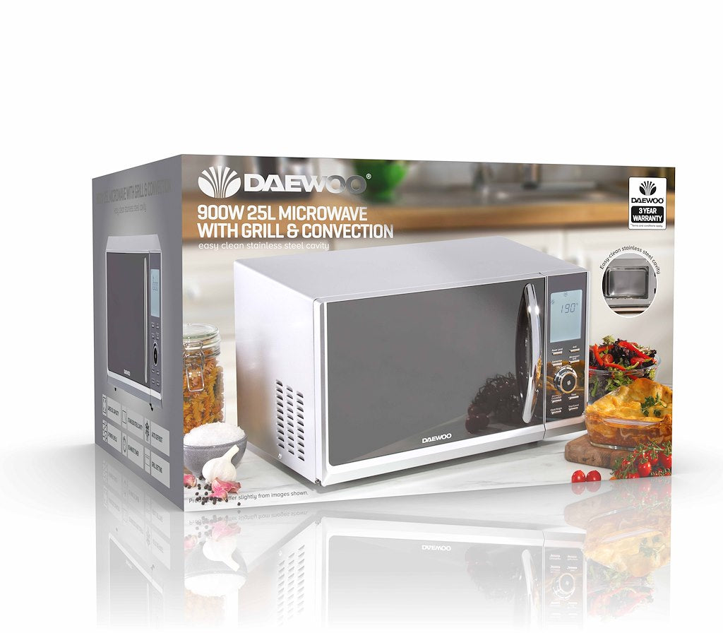 Daewoo SDA2093GE 25L 900W Combi Microwave with Grill - KOC8HAFR