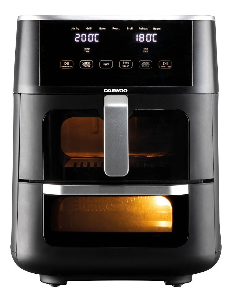 Daewoo SDA2622GE 11L Space Saving Split Draw Air Fryer