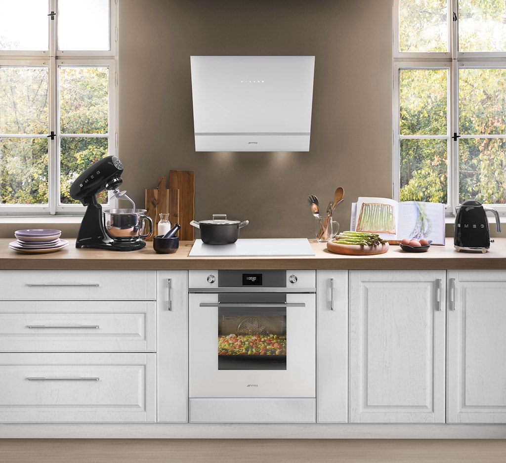 60 cm Induction Hob Intuitive Slider WHITE, 4 zones, 2 MultiZone, ECO-Logic, straight edge