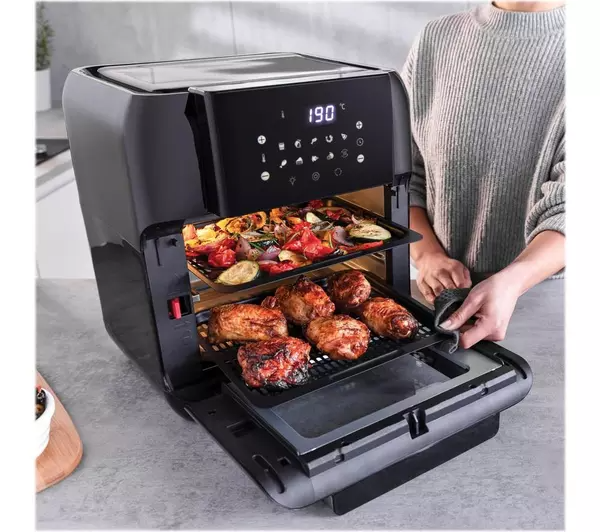 Statesman SKAO11015BK 11 Litre 10-In-1 Digital Air Fryer Oven