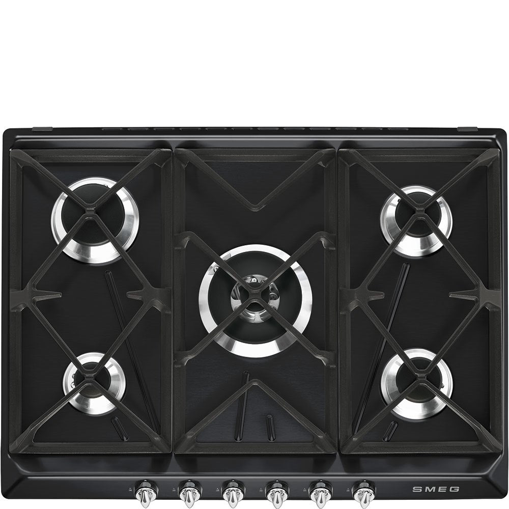 Gas hob 70 cm 5 burners, black