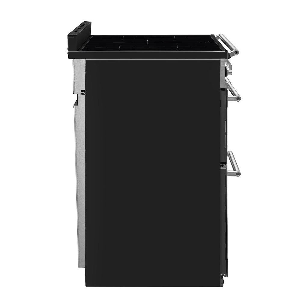 freestanding cooker, 90x60, stainless steel, ECLIPSE GLASS